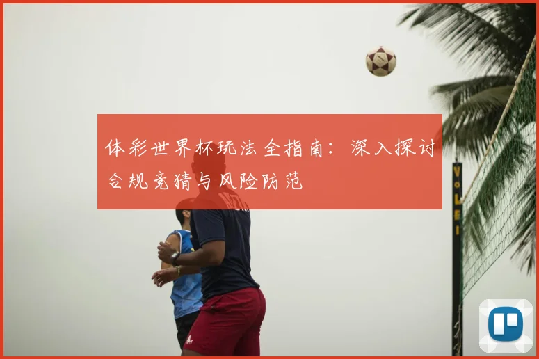 体彩世界杯玩法全指南：深入探讨合规竞猜与风险防范