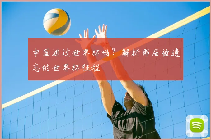 中国进过世界杯吗?解析那届被遗忘的世界杯征程